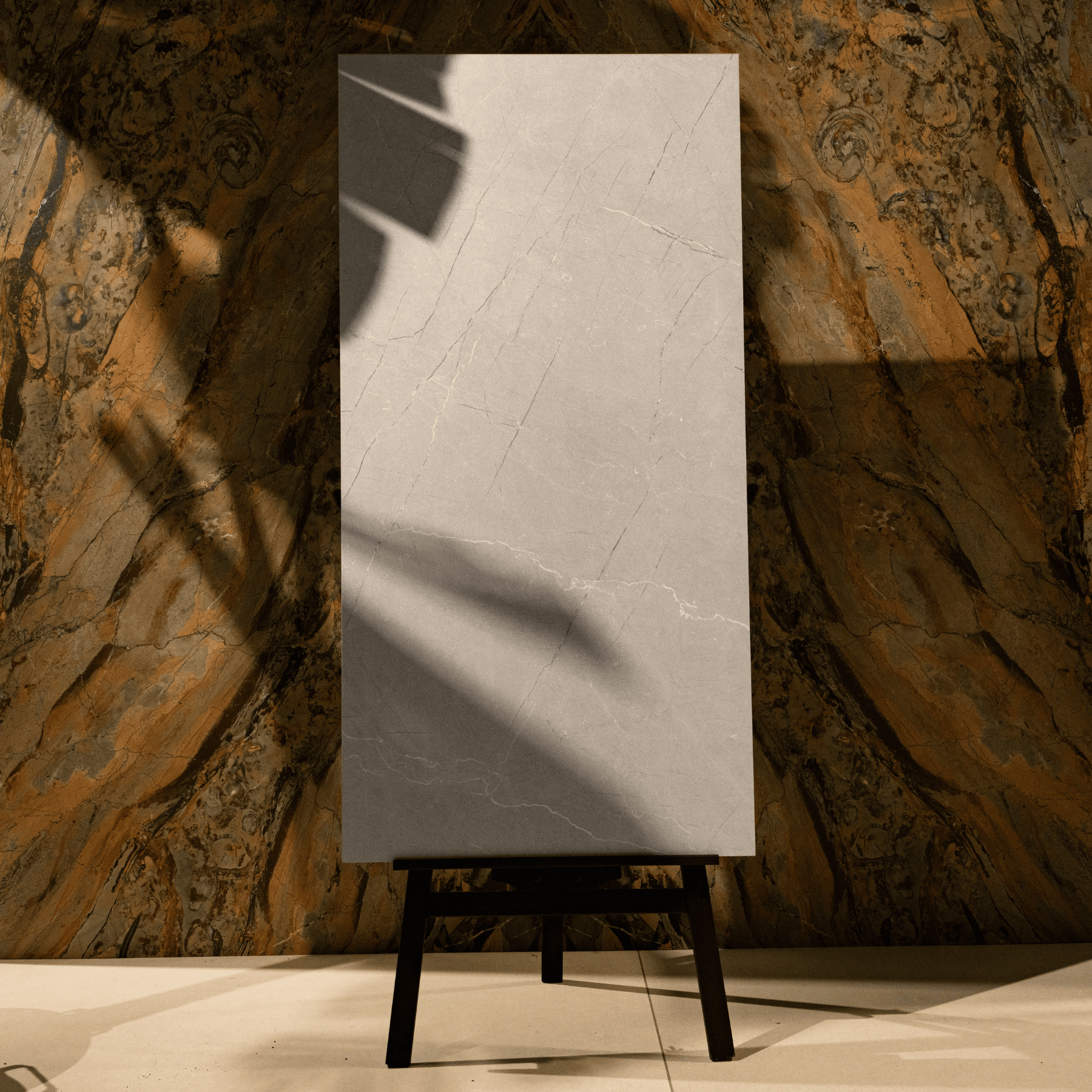 Shop BRIO BIANCO large format porcelain tile 600x1200mm with a matt marble-look finish and 9MM thickness. Durable, scratch-resistant, and perfect for floors and walls. Ideal for modern, glare-free interiors.