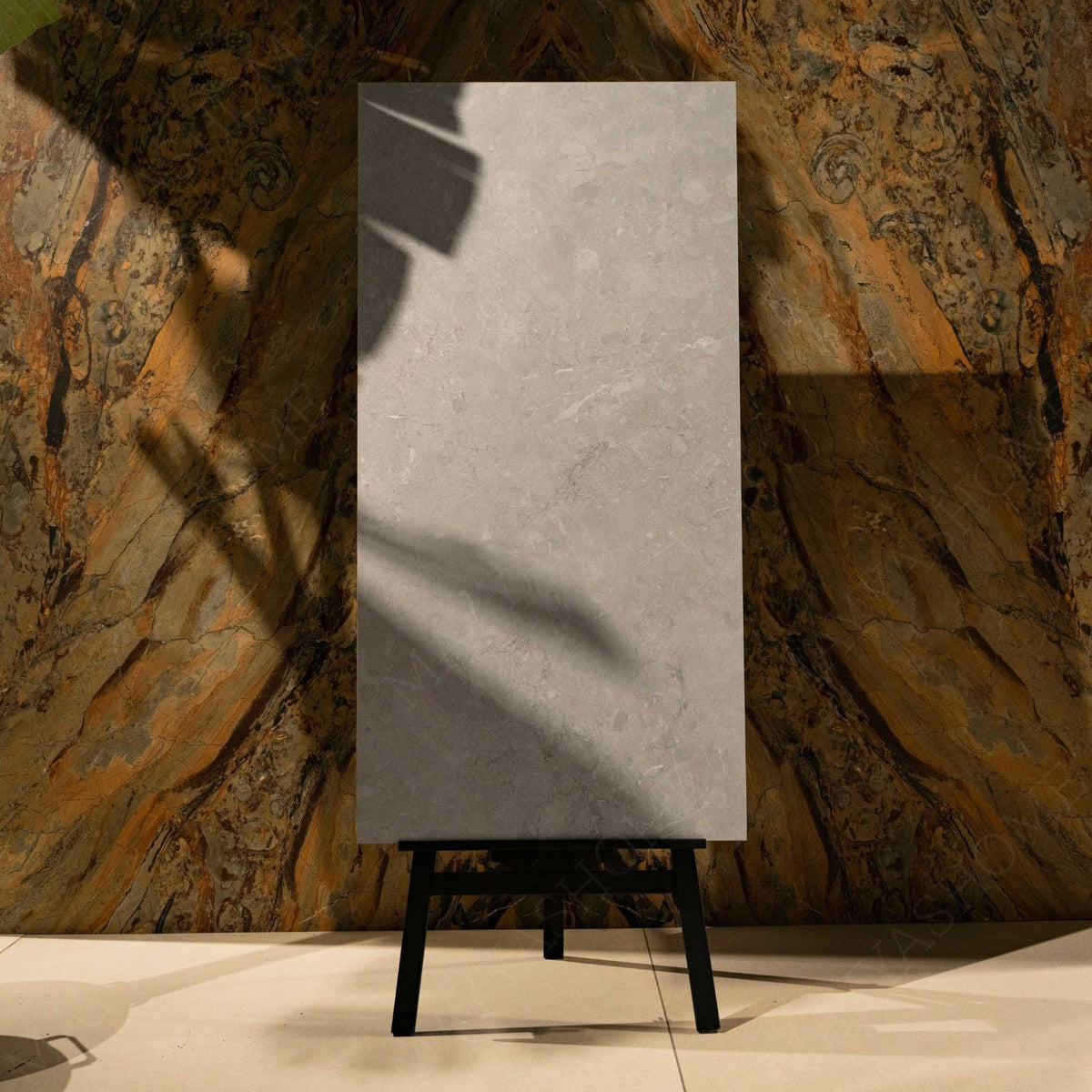 Shop LAIT PEARL porcelain tile 600x1200mm with 9MM thickness and rocker carving texture. Large format durable tile ideal for seamless floors and walls with excellent wear and stain resistance.