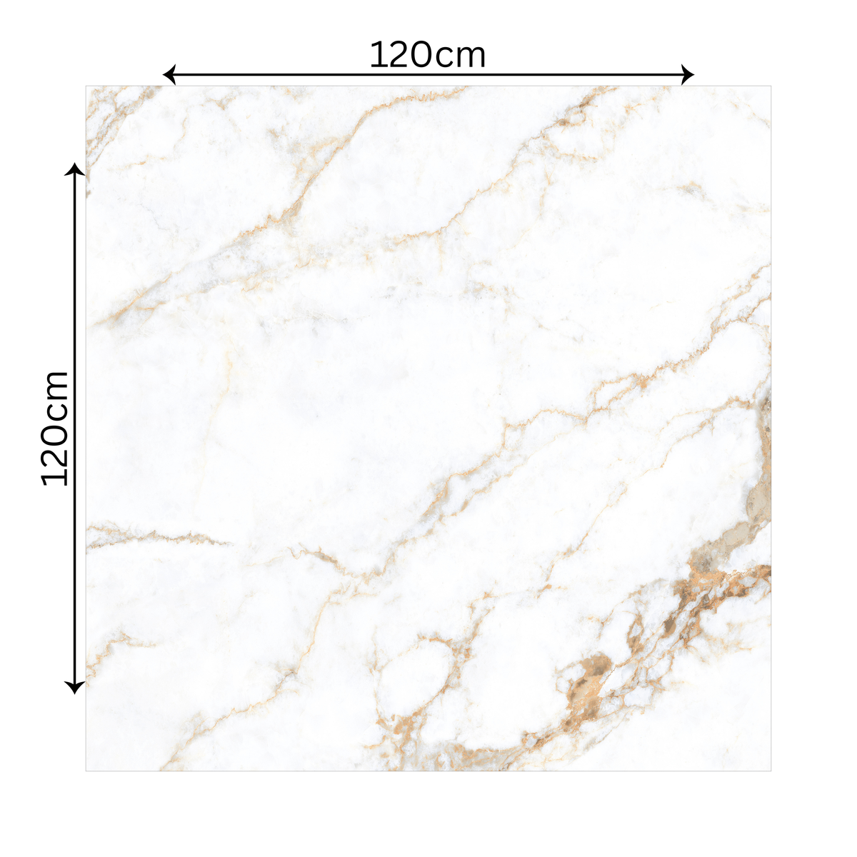Shop SIGNORA large format porcelain tiles (120x120cm) with a 9MM glossy finish and marble effect. Durable, scratch-resistant, and easy to install. Ideal for luxurious residential and commercial interiors.