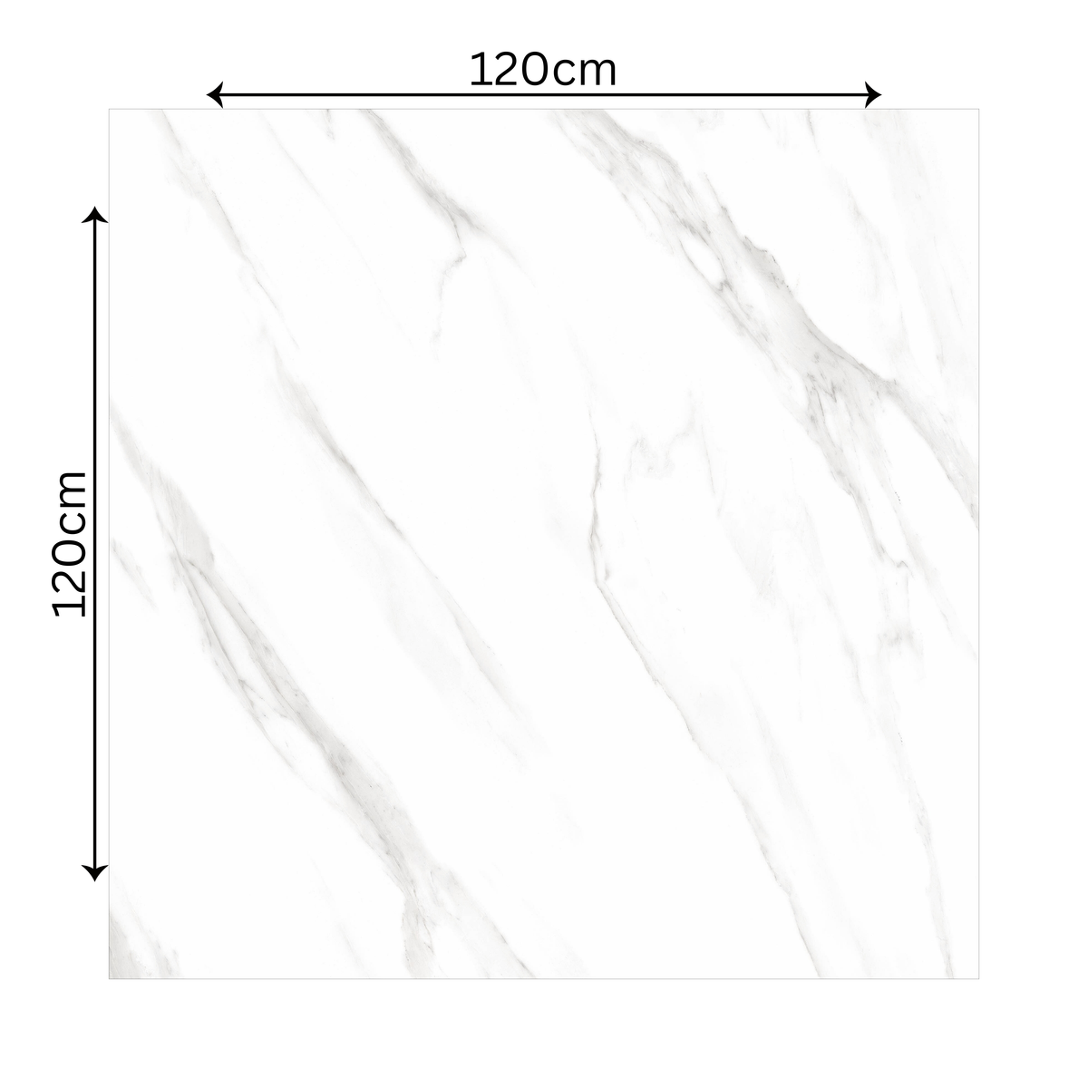 
Shop STATUARIO ANGEL large format porcelain tiles (120x120cm) with a 9MM glossy finish and premium white marble effect. Durable, scratch-resistant, and easy to install. Perfect for luxurious interiors.