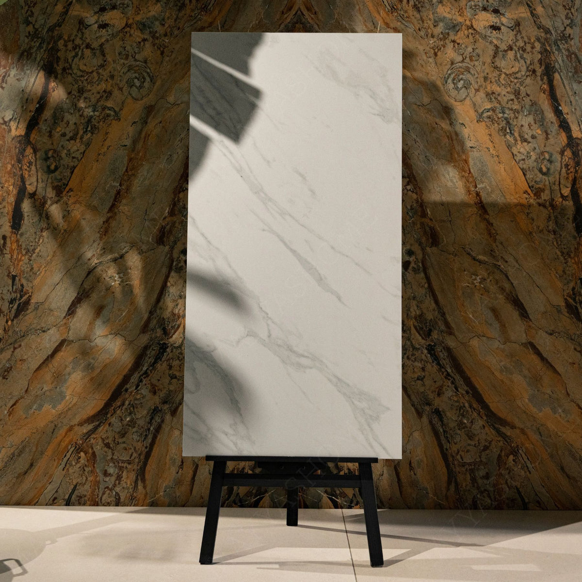 Shoreline matte stone effect porcelain tile 60x120cm 9mm features soft grey-beige tones with durable porcelain performance for floors and walls.