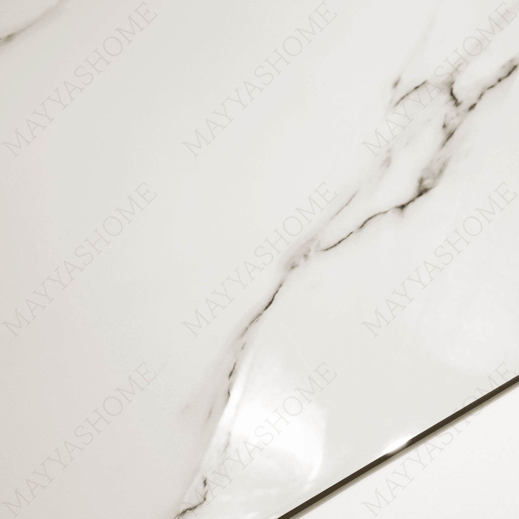 Silver Mist Vein porcelain tile 60x120cm 9mm thickness, light grey marble look design, durable porcelain tile for modern floors and walls.