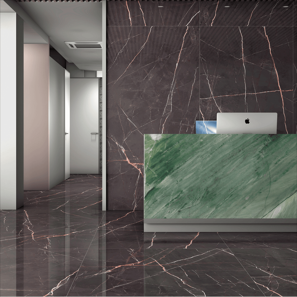 Black Daytona 120x240cm 09mm – High Glossy Tile