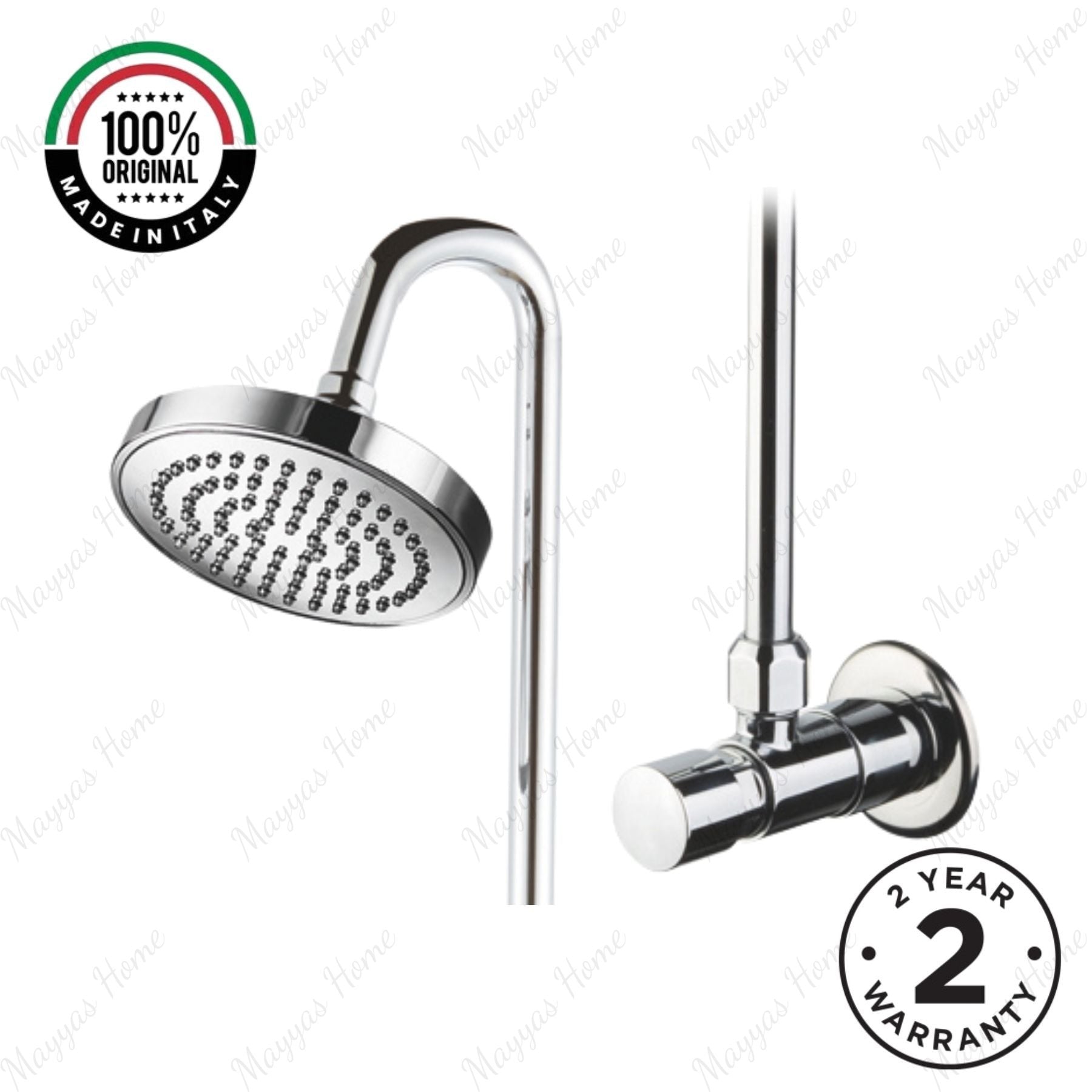 Single-water shower tap with 15–25 second timer, shower column, shower head and anti-vandal design. Ideal for gyms, hospitals and public facilities in UAE.