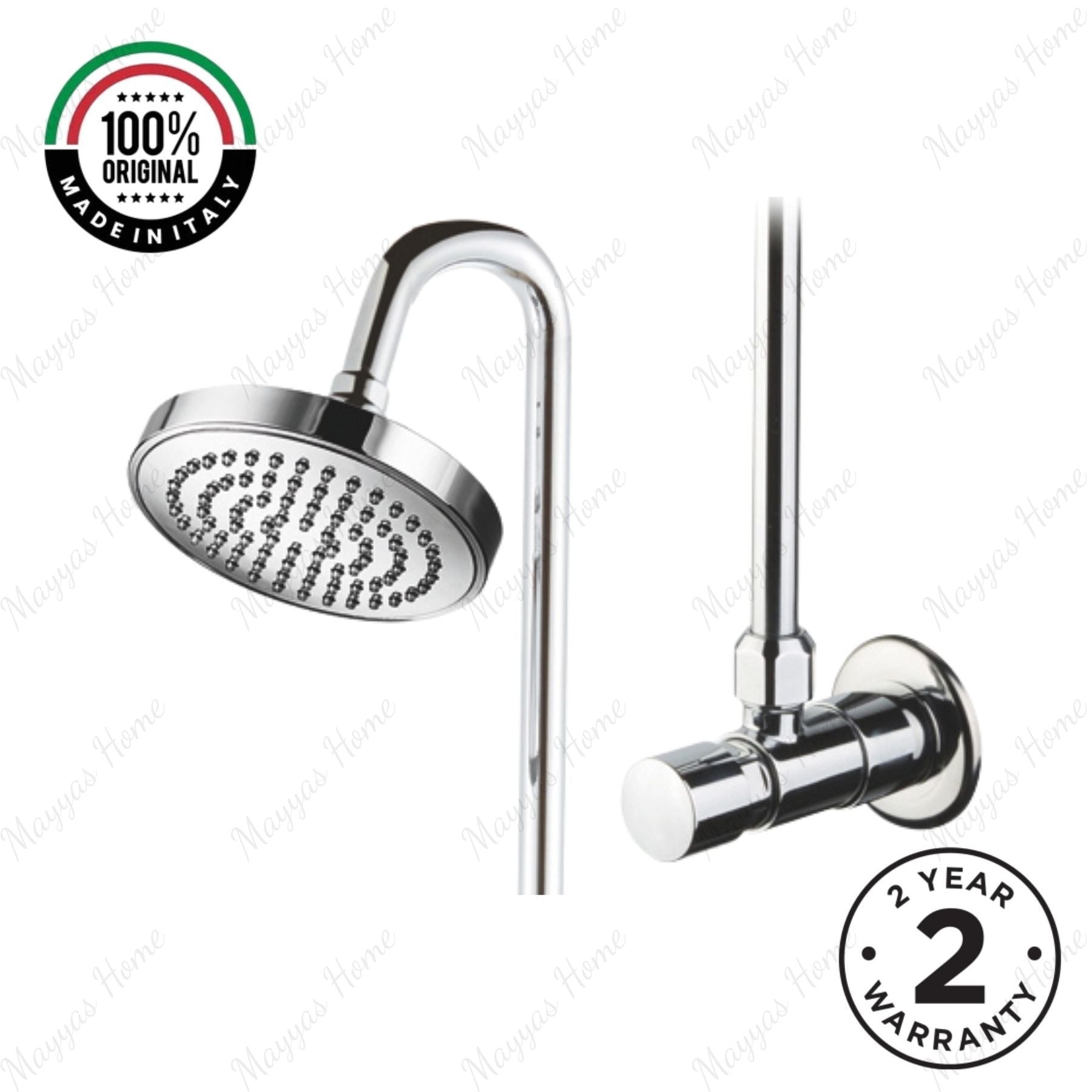 Single-water timed shower tap with column, shower head, push-button control and anti-vandal protection. Ideal for gyms, schools and healthcare facilities UAE.