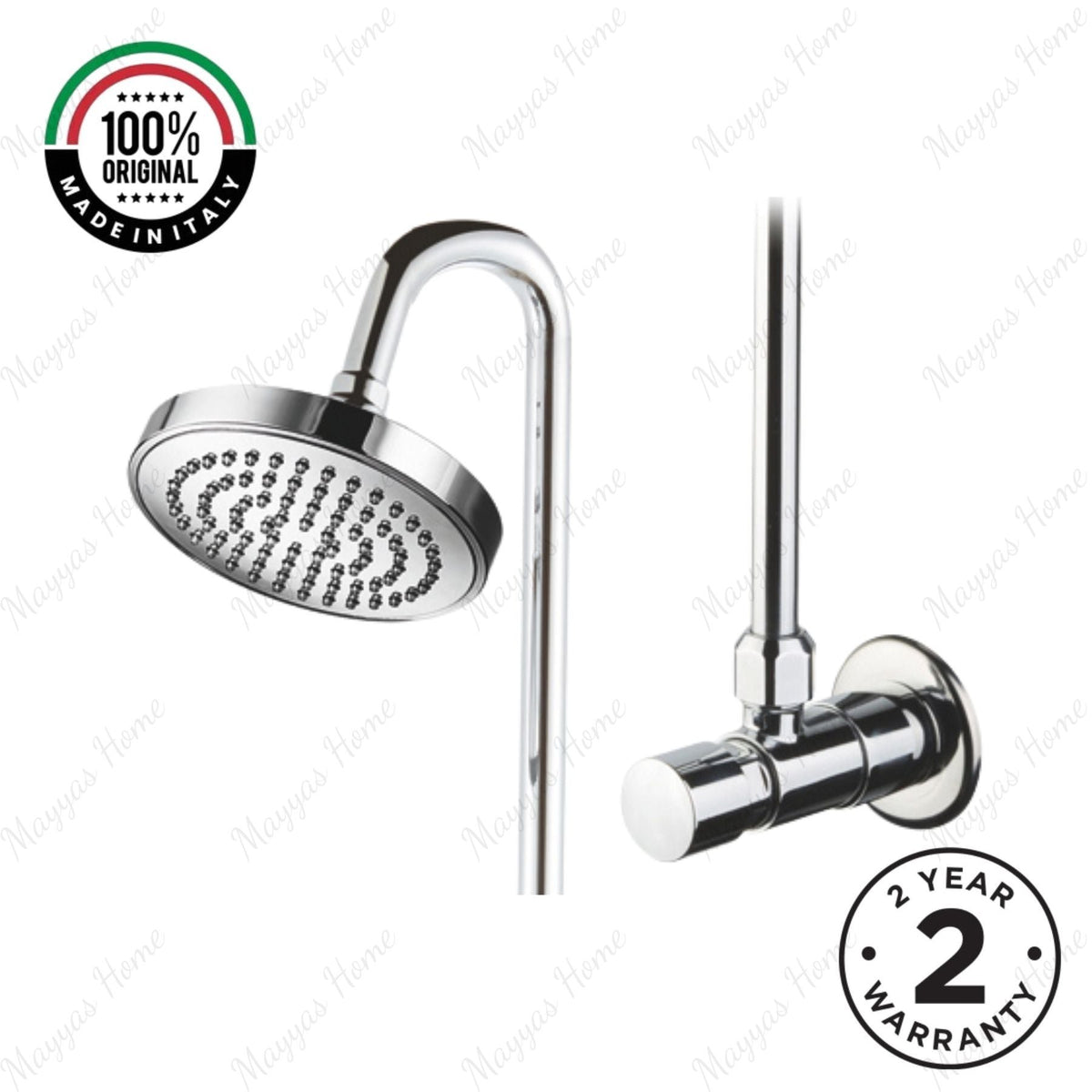 Single-water timed shower tap with column, shower head, push-button control and anti-vandal protection. Ideal for gyms, schools and healthcare facilities UAE.