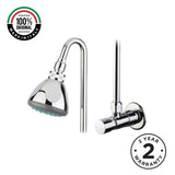 Single water timed shower tap with 15–25 second push-button control, shower column, shower head and anti-vandal protection for UAE facilities.