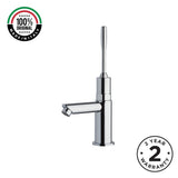 Single water timed sink tap with 8–12 second lever control, chrome finish and flexible hose connection. Ideal for healthcare, commercial and public washrooms UAE.