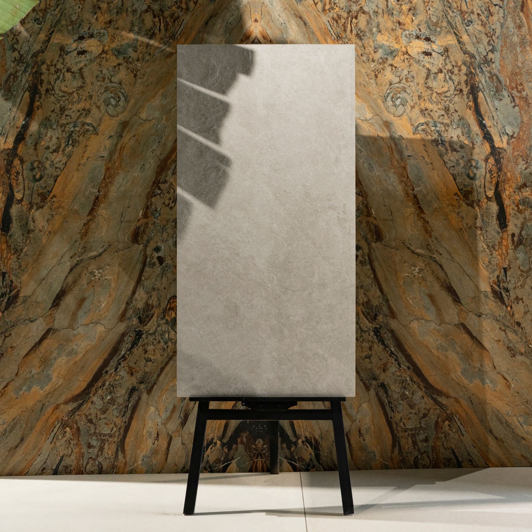 Soft Glacier matt porcelain tile 60x120cm x 2mm with smooth stone look, durable large format surface ideal for modern floors, walls and premium interiors.