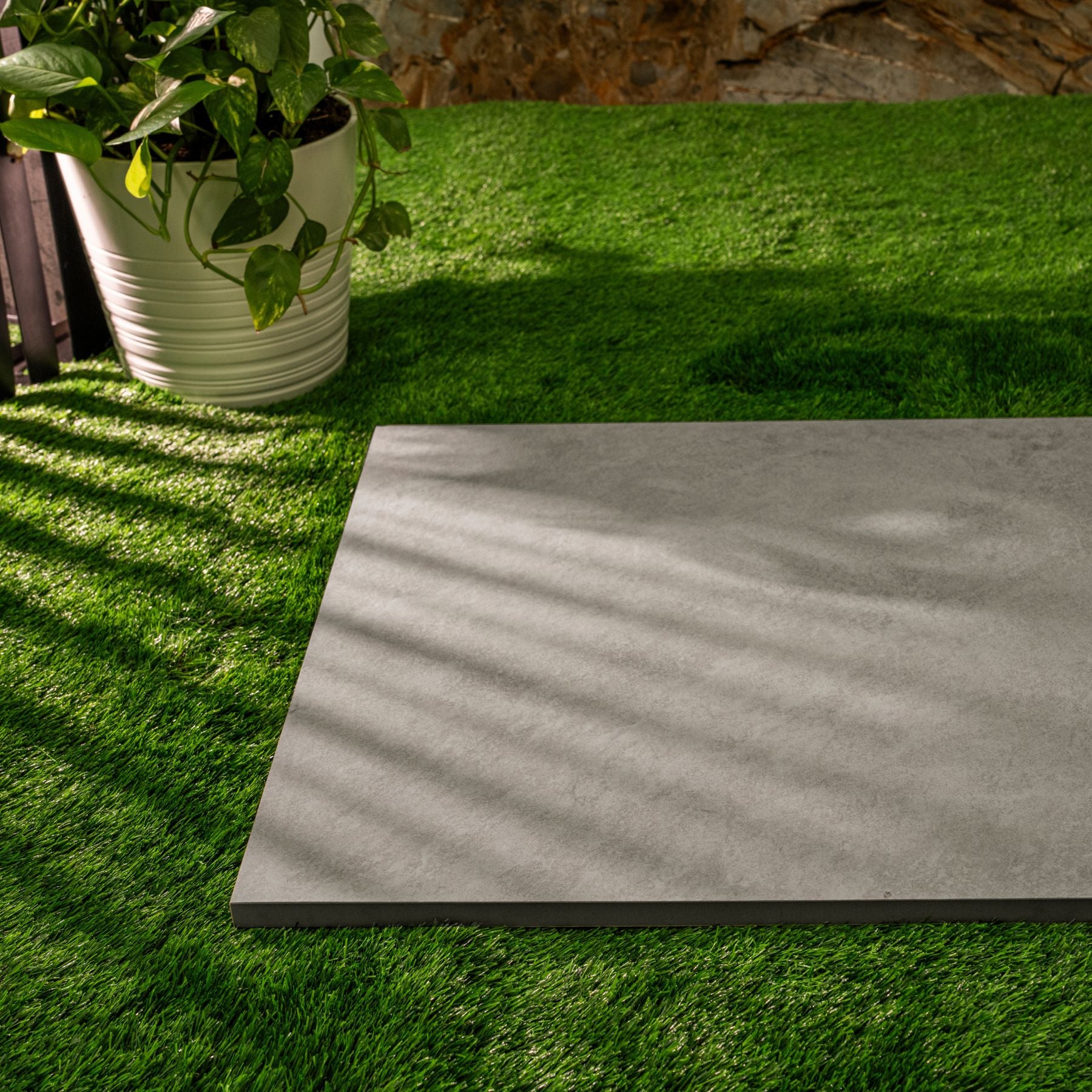 Soft Glacier matt porcelain tile 60x120cm x 2mm with smooth stone look, durable large format surface ideal for modern floors, walls and premium interiors.