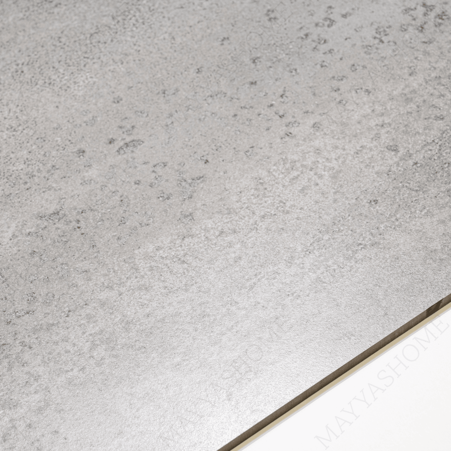 Sparkle Cemento Light Grey tiles (60x120cm, 9mm) feature a Matt finish with a subtle light grey cement look. Ideal for Indoor Floors and Walls, these Porcelain tiles offer a modern, industrial aesthetic. The matt surface provides a smooth texture, creating a sleek and understated atmosphere perfect for enhancing both residential and commercial interiors.