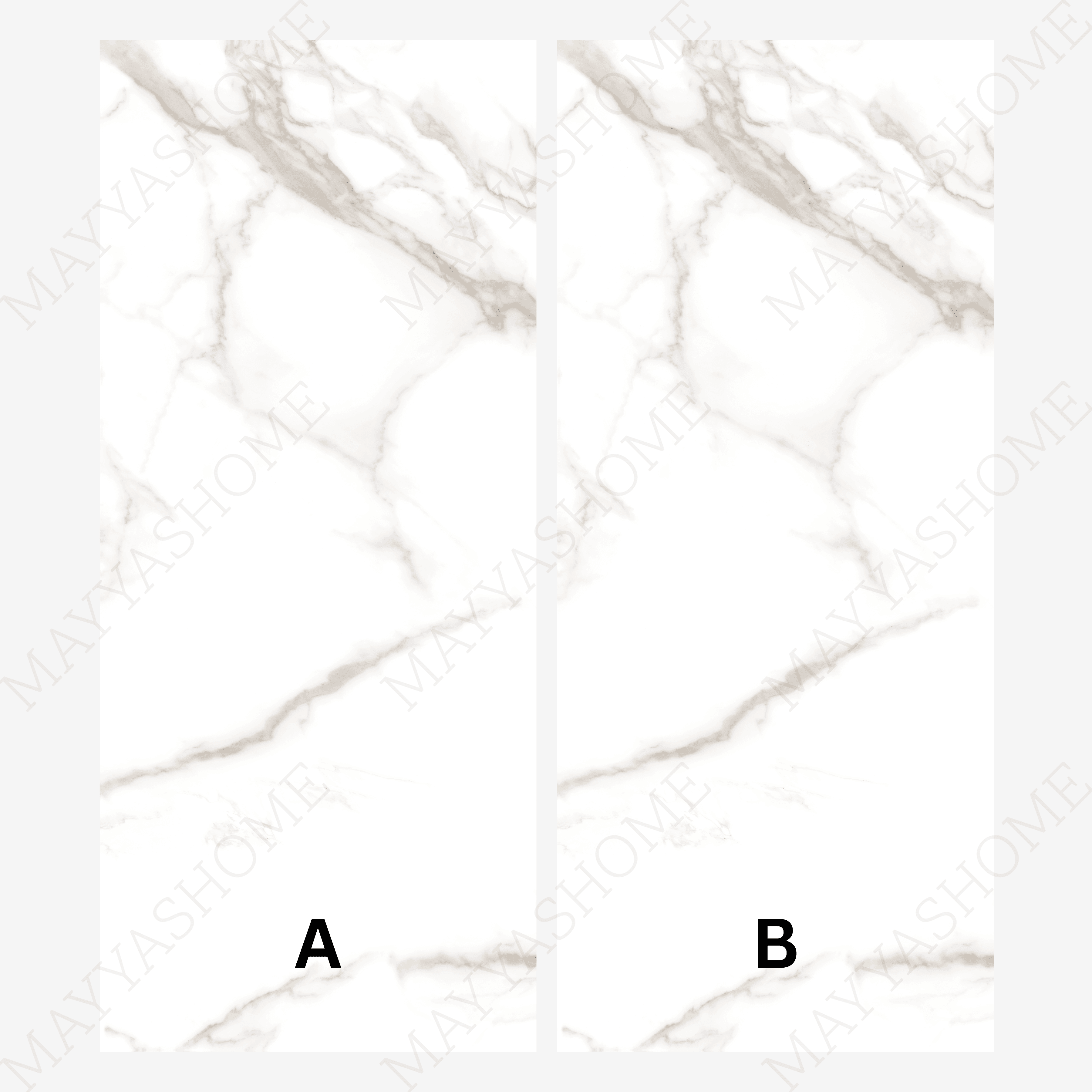 Statuario Venetian glossy porcelain tile 120x280cm. Classic white with bold grey veins, 09mm thick, perfect for luxury walls and modern interiors.