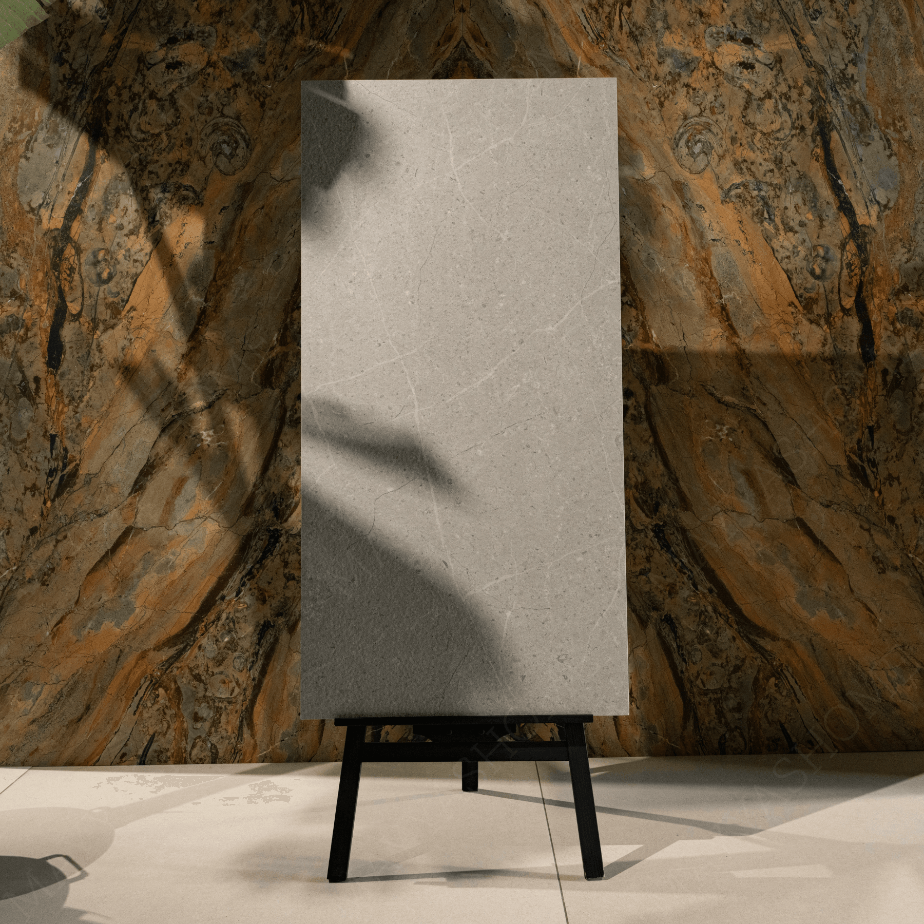 Symphony Silver porcelain tile 60x60cm with 9mm thickness, marble-inspired design, durable porcelain, perfect for floors and walls.