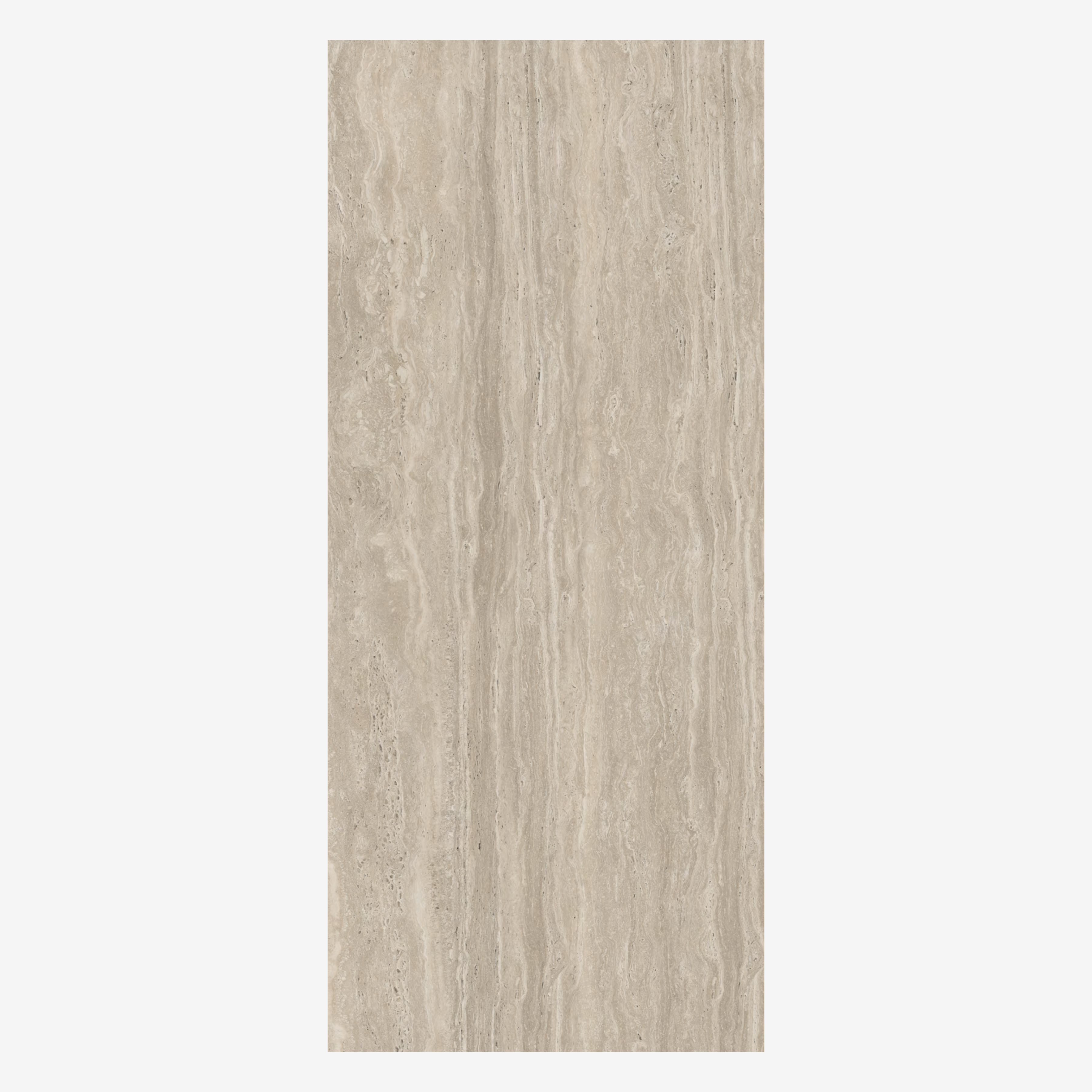 TRAVERTINO 120x278cm travertine look tile with natural textures and a sleek matt finish. A premium large format tile for elegant and timeless interiors.
