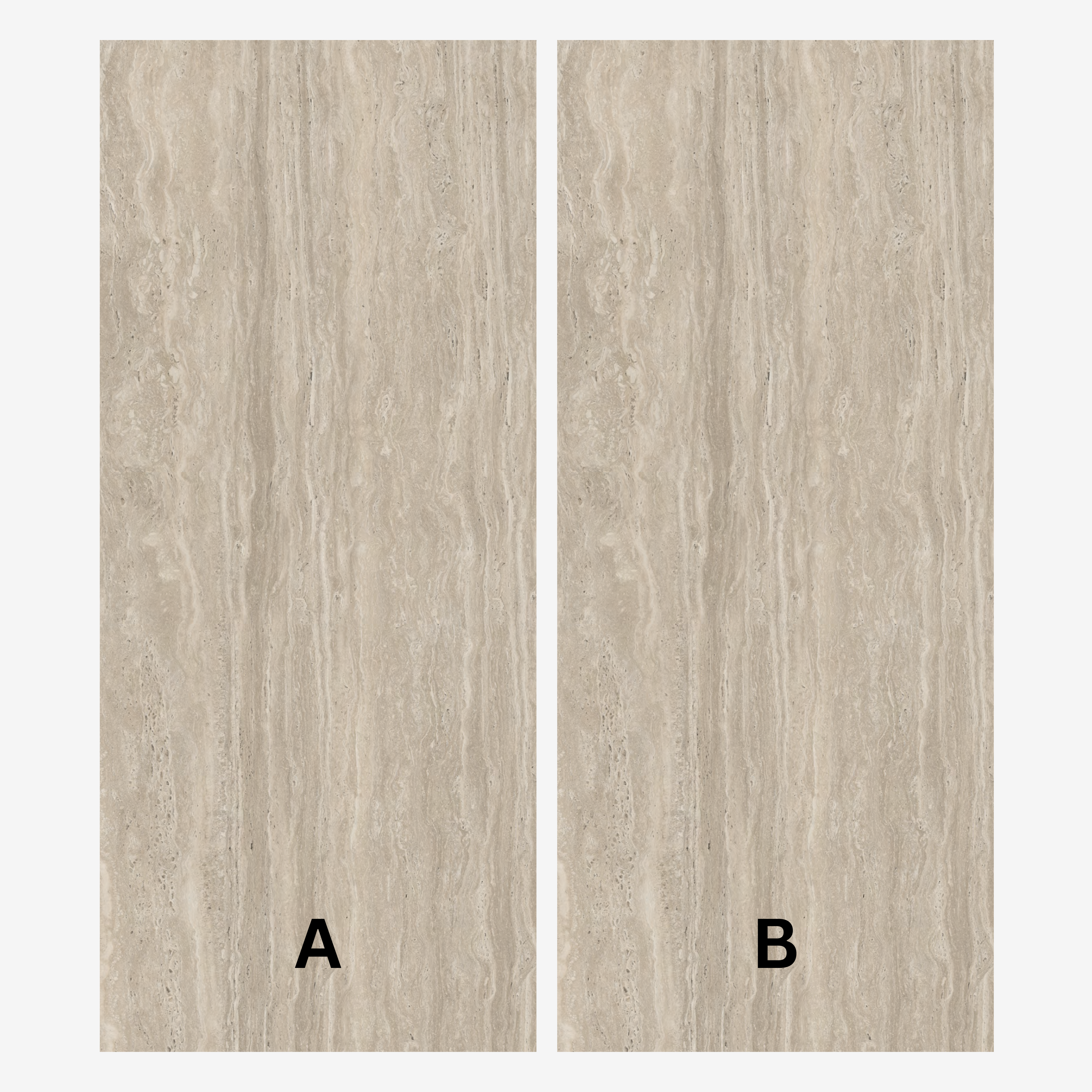 TRAVERTINO 120x278cm travertine look tile with natural textures and a sleek matt finish. A premium large format tile for elegant and timeless interiors.
