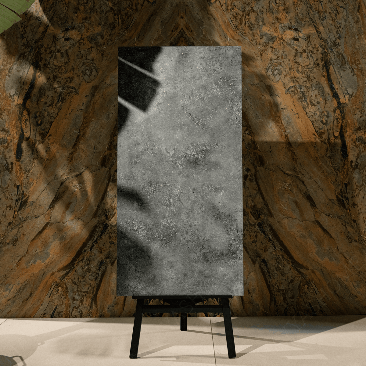 Tarra Nero porcelain tile 60x120cm with 9mm thickness features a bold marble look, durable porcelain body, premium finish for floors and walls.