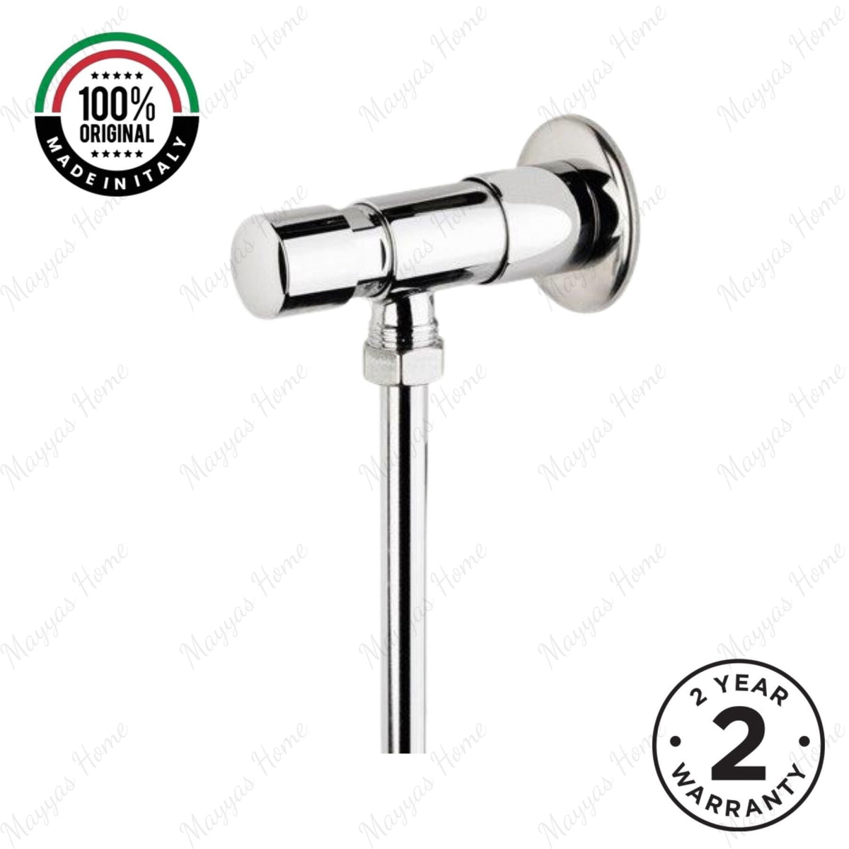 Telescopic timed urinal tap with drain pipe, push-button control and anti-vandal system. Ideal for commercial, healthcare and public washrooms in UAE.