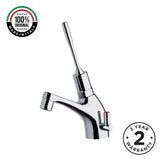 Timed washbasin mixer tap with push-button control, anti-vandal protection and water-saving performance. Ideal for UAE commercial and public washrooms.