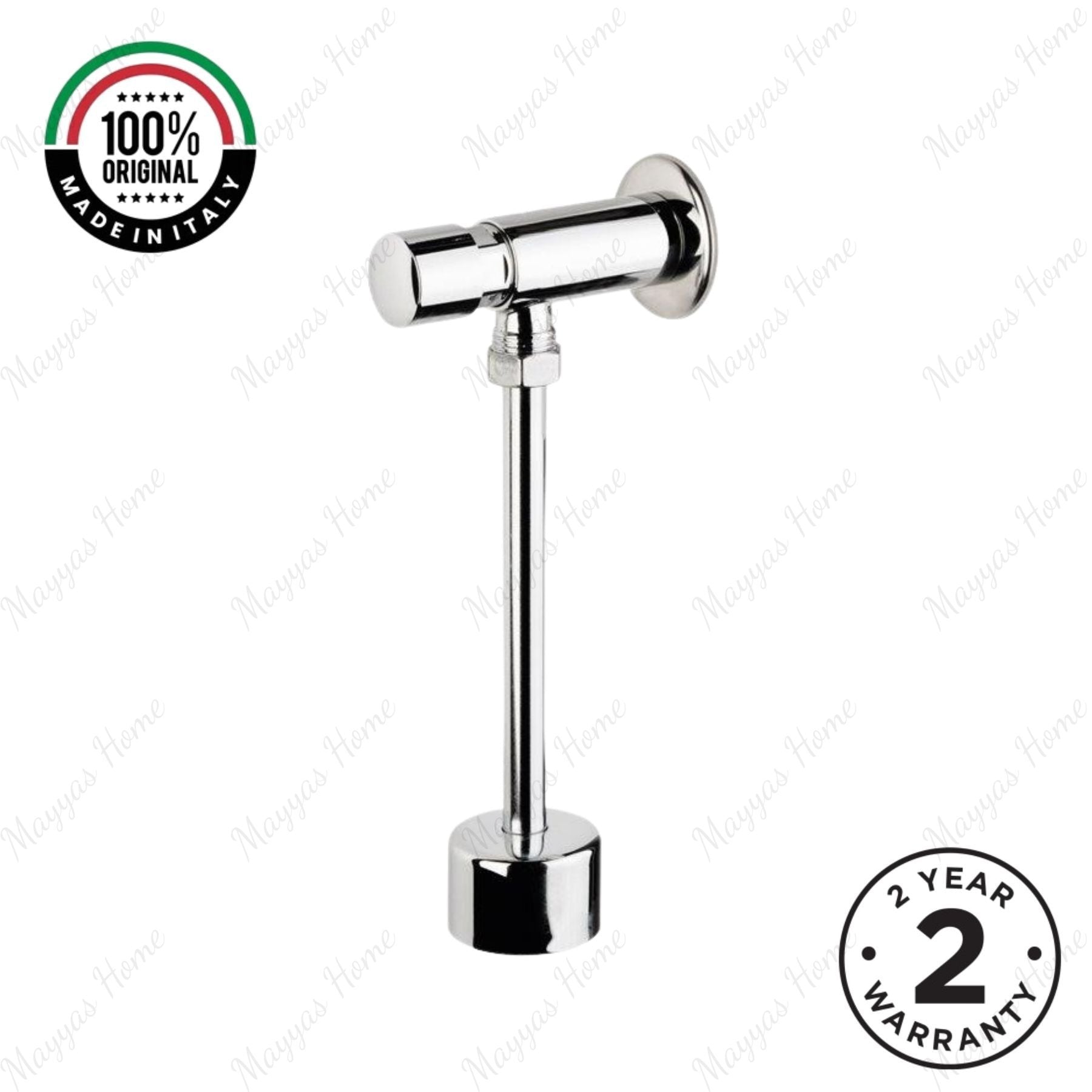 Timed urinal tap with drain pipe, bell, push-button control and anti-vandal system. Ideal for commercial, healthcare and public washrooms across UAE.