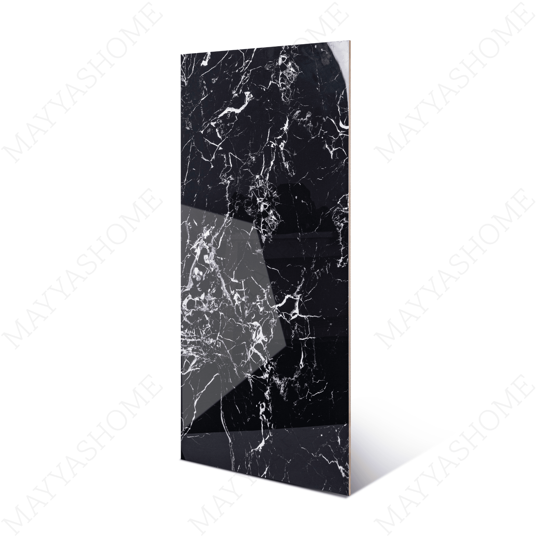Torondo Negro Grand porcelain tile 60x120cm 9mm thickness, black marble look design, durable porcelain tile for luxury floors and walls.