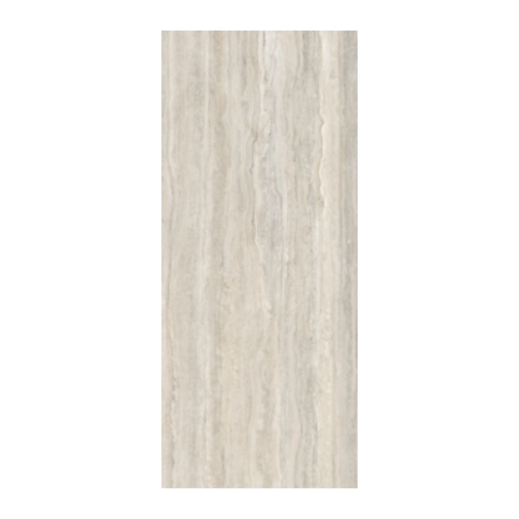 Traventino Sand matt porcelain slab in 120x280cm with 6mm thickness, offering a warm travertine look for premium floors, walls and contemporary interiors.