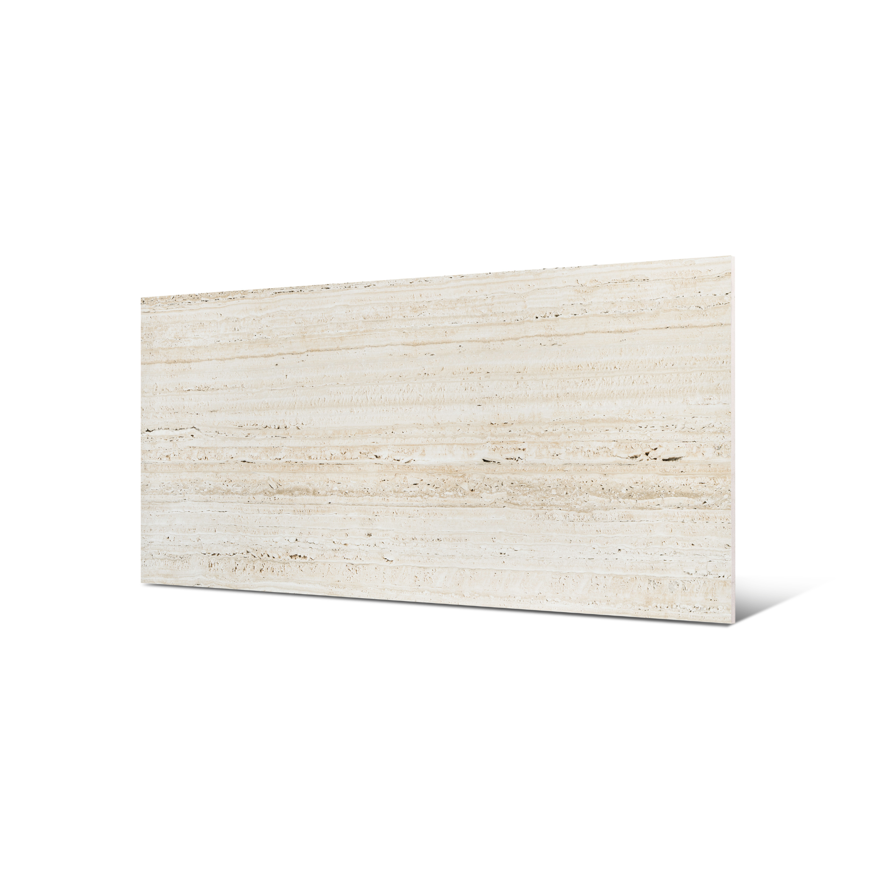 Travertine Latte porcelain tile 80x60cm 9mm thickness, beige travertine look design, durable porcelain tile for elegant floors and walls.