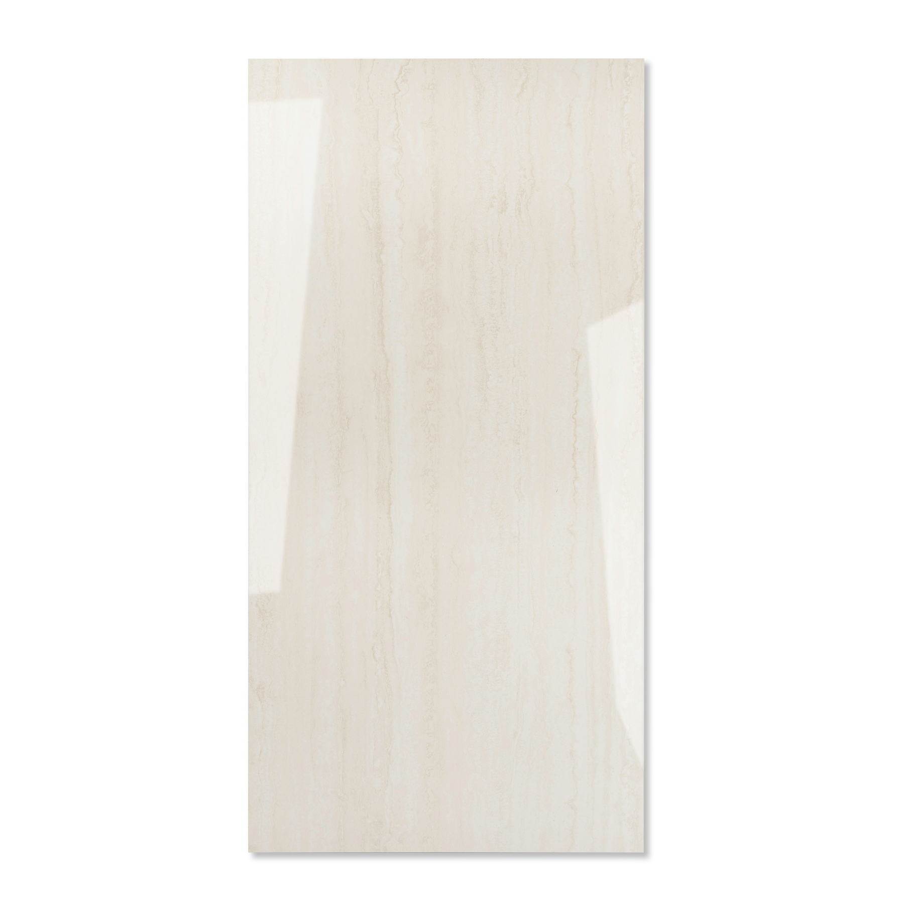 Travertino Mist porcelain tile 60x120cm 9mm thickness, light grey travertine look, durable porcelain tile for modern floors and walls.