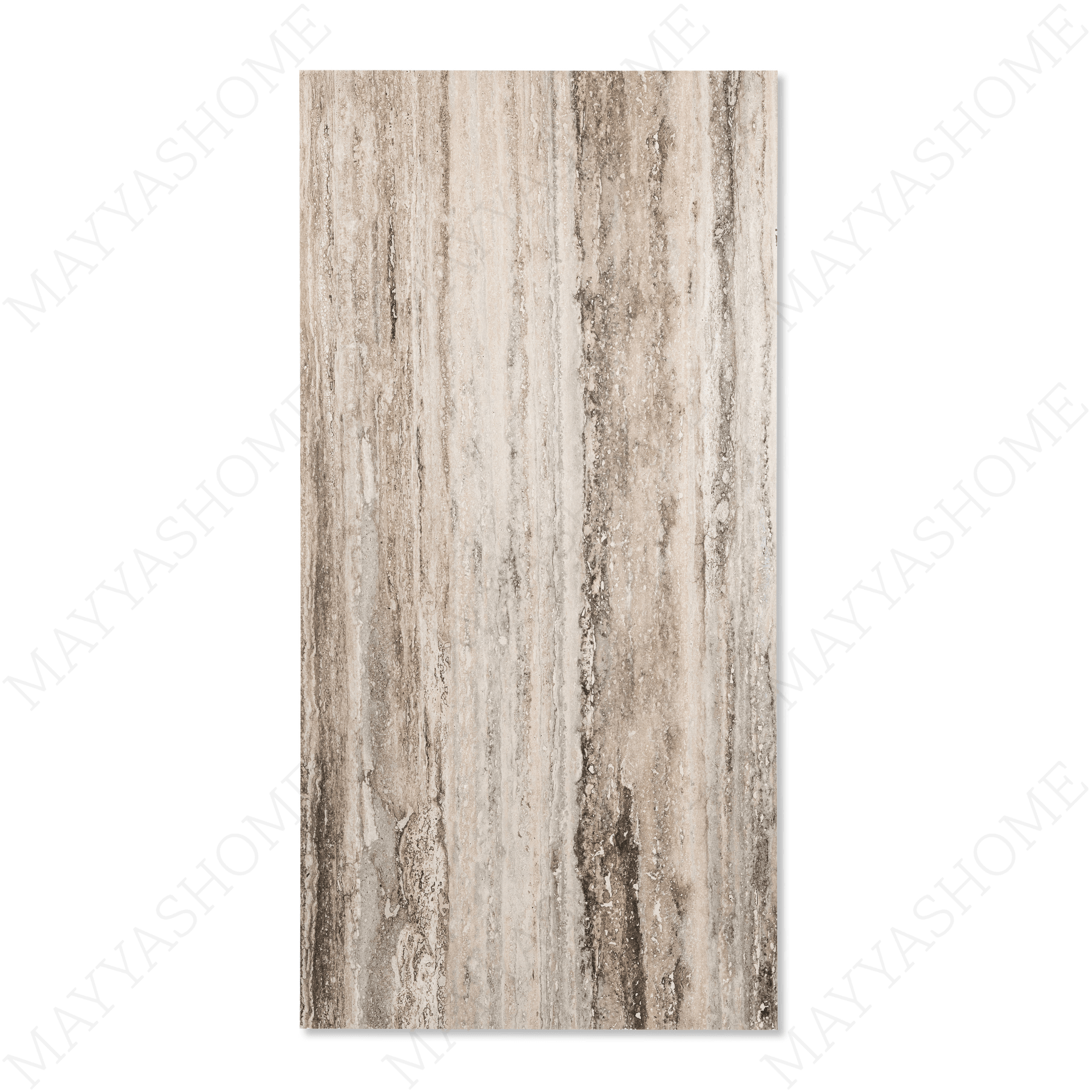 Travertino Natural porcelain tile 60x120cm with 9mm thickness, natural marble look, durable porcelain, ideal for floors and walls.