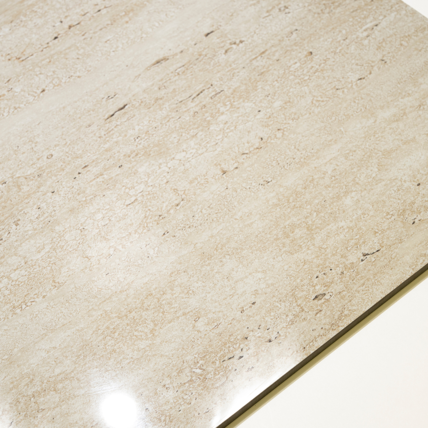 Travo Crema porcelain tile 60x120cm 9mm thickness, creamy marble look design, durable porcelain tile ideal for elegant floors and walls.