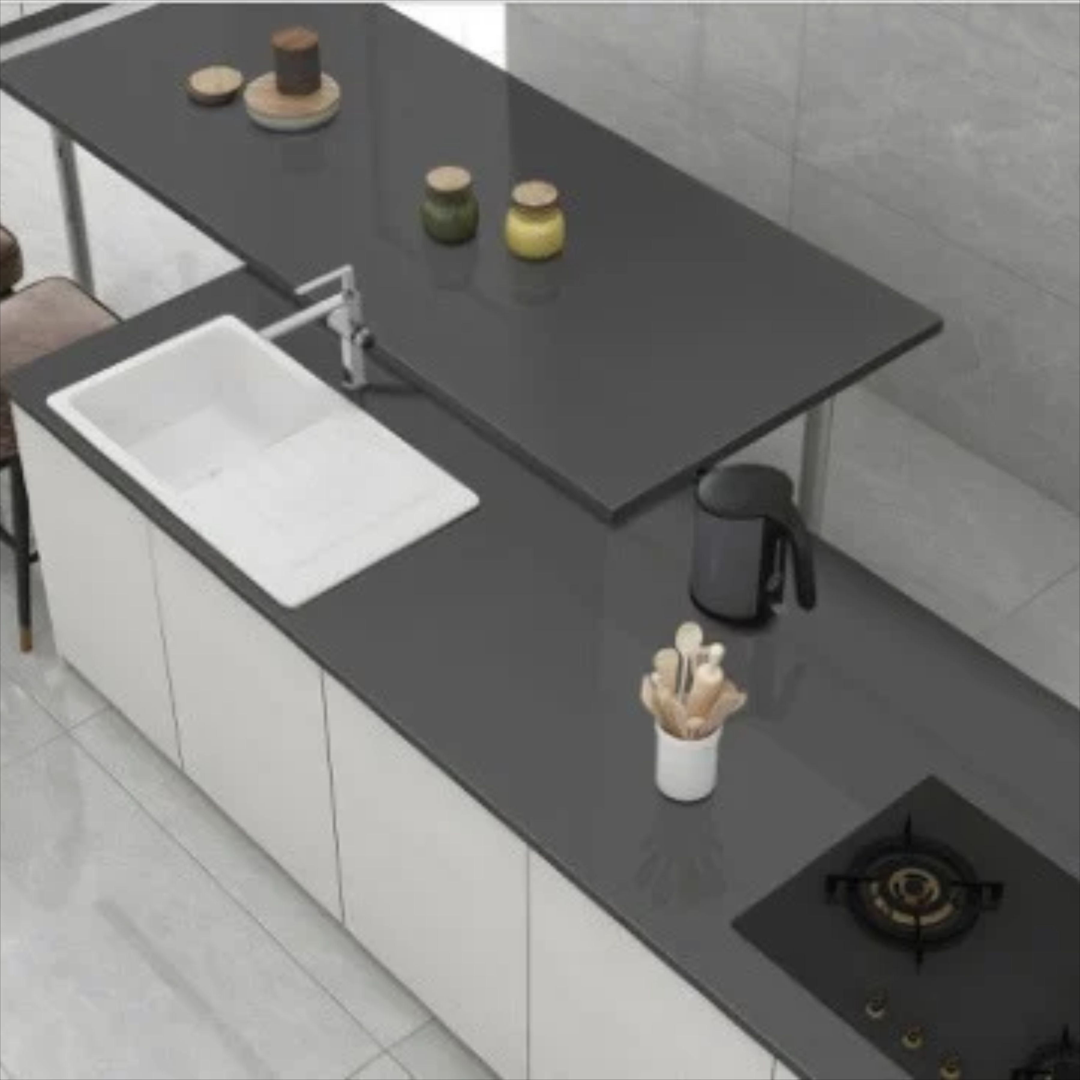 ULTRA GREY fullbody porcelain tile with elegant grey design