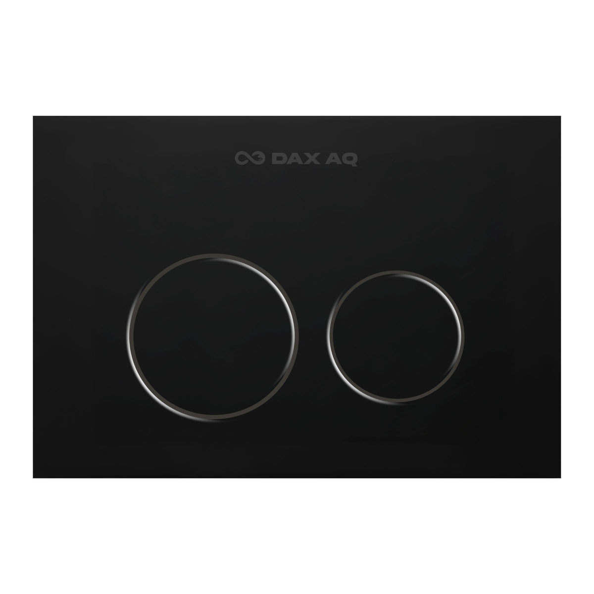 Upgrade your bathroom with Premium Black Matt concealed cistern flush plate, featuring sleek matte finish, dual-flush performance & durable modern construction