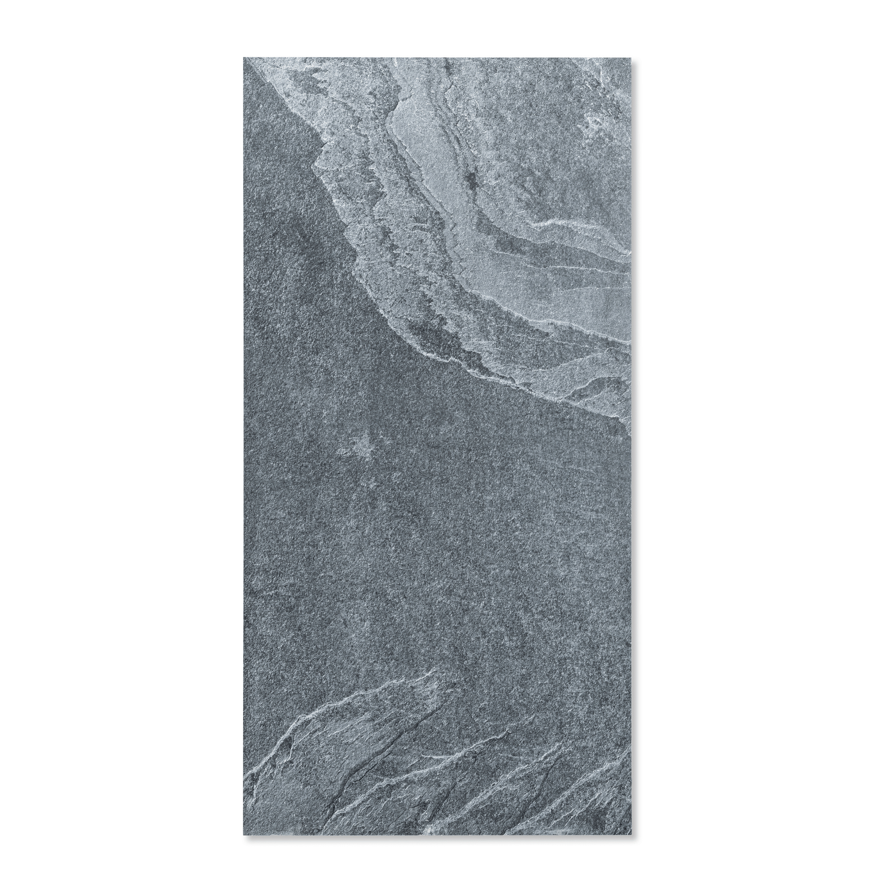 Urban Slate Concrete Grey porcelain tile 60x120cm 2mm thickness, concrete stone look design, durable porcelain tile for modern floors and walls.