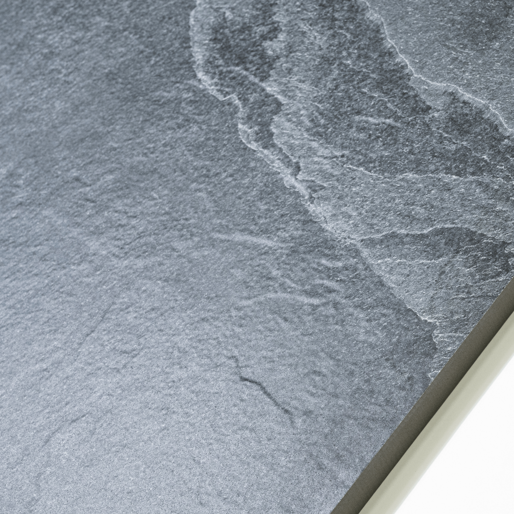 Urban Slate Concrete Grey porcelain tile 60x120cm 2mm thickness, concrete stone look design, durable porcelain tile for modern floors and walls.
