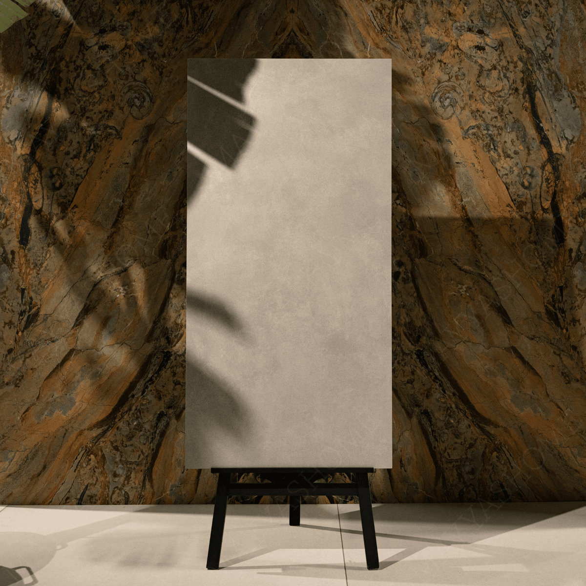 Urbantek Ice porcelain tile 60x120cm with 9mm thickness features a modern marble look, durable porcelain body, premium finish for floors and walls.