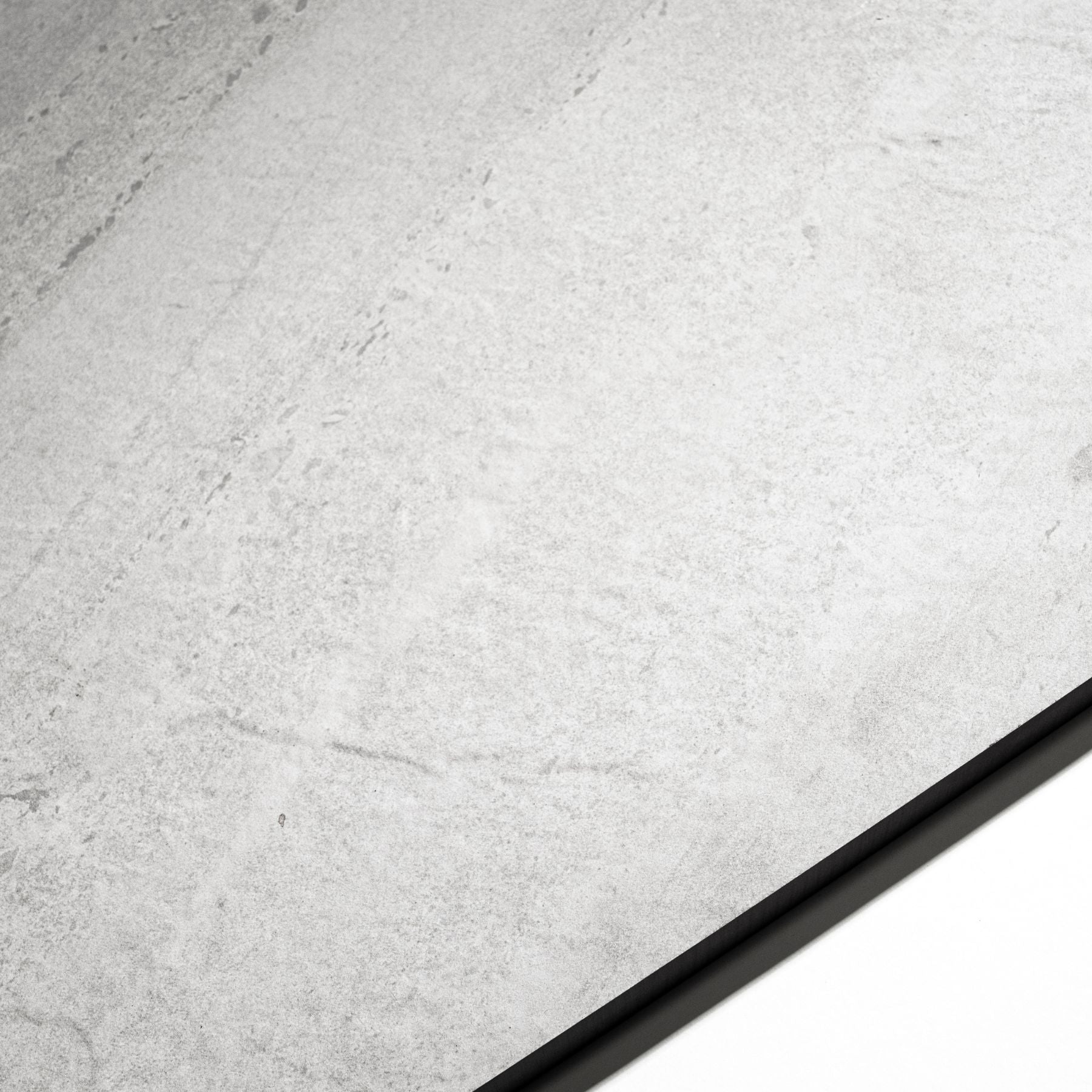 White Travertine matt porcelain tile 60x120cm x 2mm with elegant stone texture, durable large format surface ideal for modern floors, walls and premium interiors.