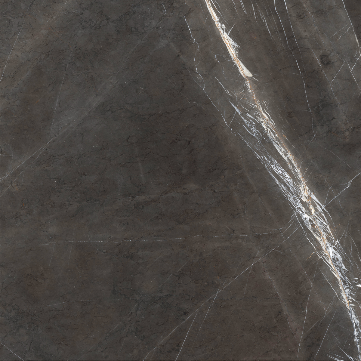 Marquin Grey 120x240cm 09mm – Book-Match Glossy Tile